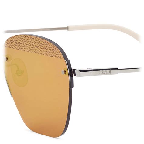 fendi rimless glasses|fendi rimless sunglasses women.